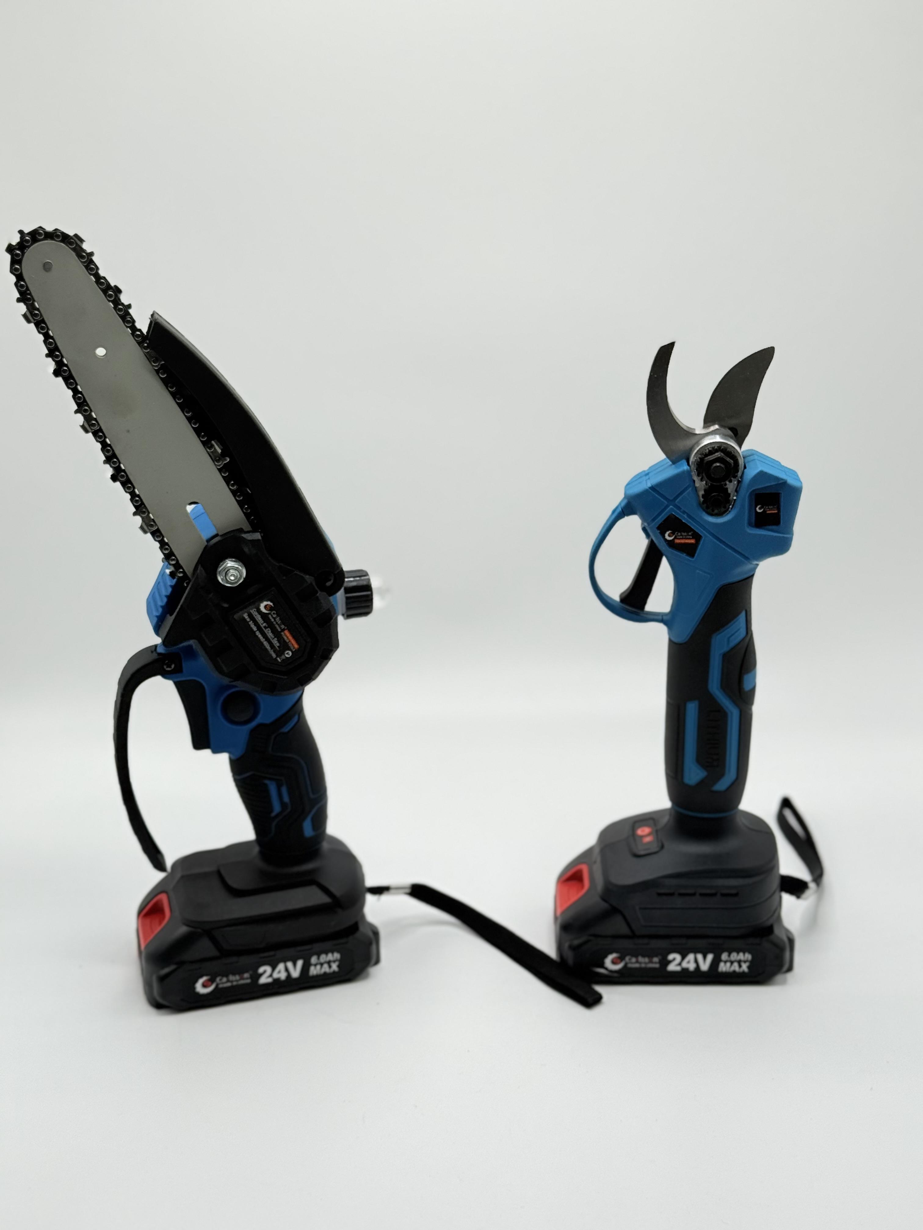 طقم مقص + منشار + عصا تلسكوب