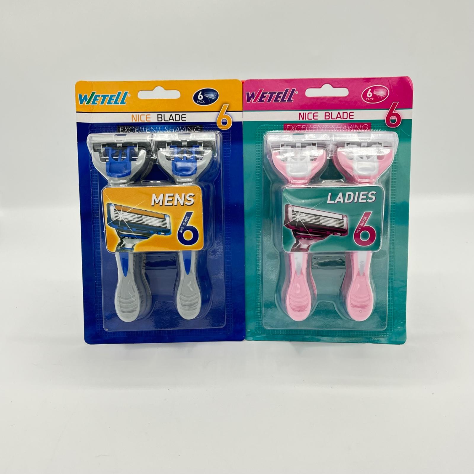 شفرة حلاقة 6 قطع